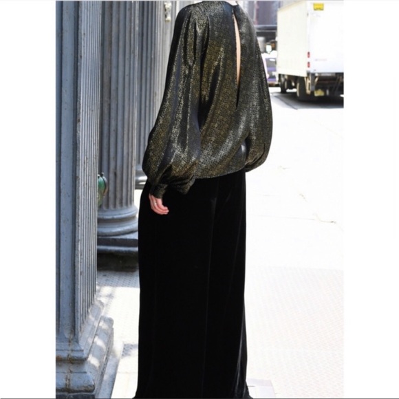 Nili Lotan Loretta metallic top - Picture 7 of 10